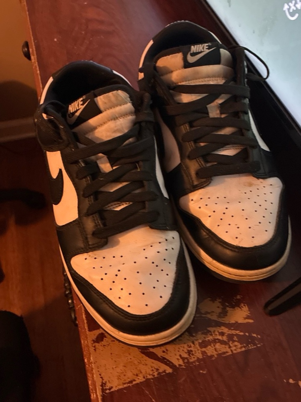 Nike Black and White panda dunks